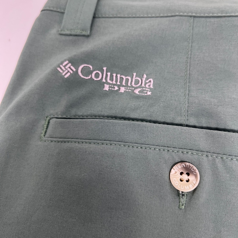 Columbia Men's Performance Fishing Gear‎ Shorts Size 40 Green Omni-Shade - Picture 12 of 15